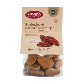 Biopekárna Zemanka Bezlepkové datlové Bio sušenky s pohankou 100g BIO